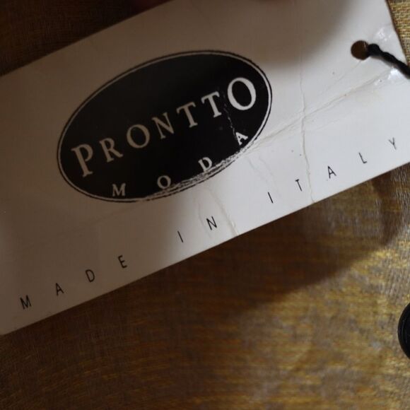 Prontto Moda Gold Linen Men’s Shirt Classic Relaxed Fit New With Tags - Picture 7 of 10